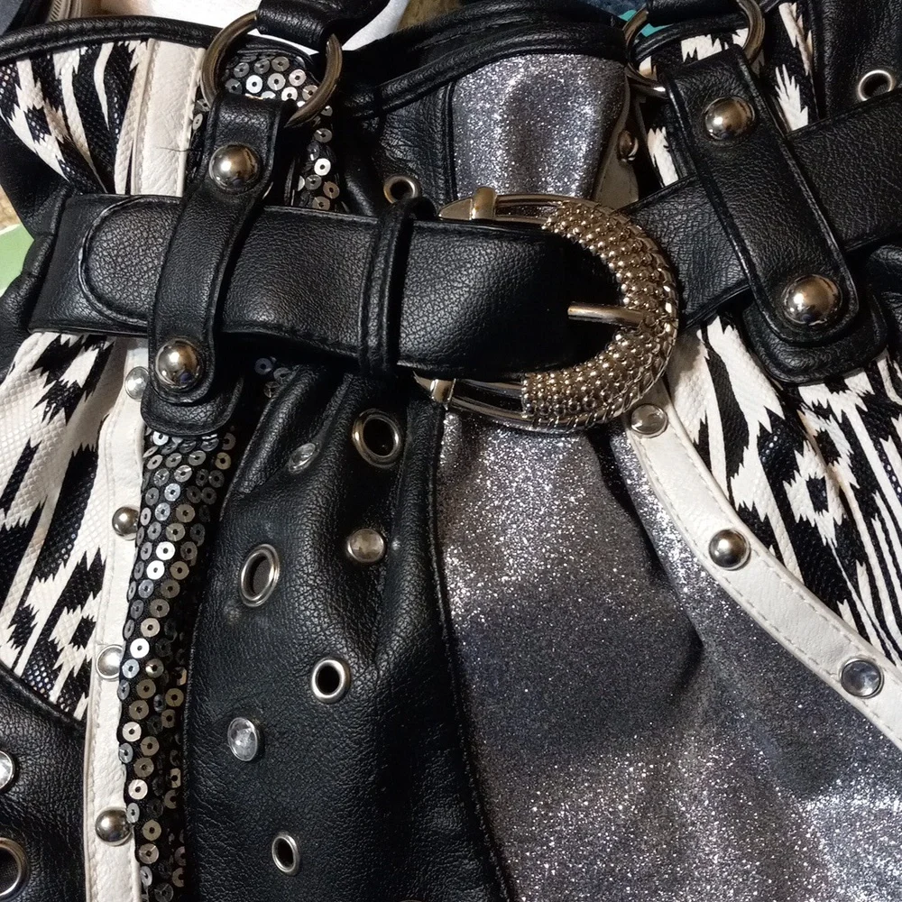 Boutique Shoulder Black Bag Purses - Picture 6 of 6